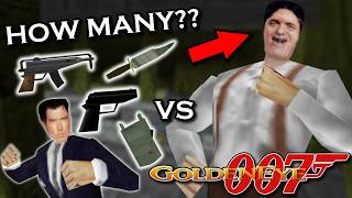 The Weakest Weapons vs. Jaws in 007 Goldeneye | Nintendo 64 [Original N64 Capture]