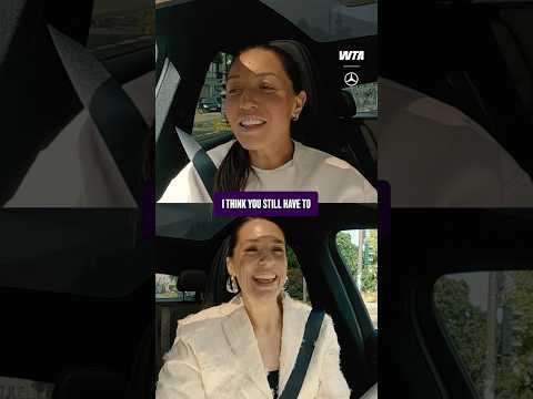 Taking a spin around Berlin with Jessica Pegula and Andrea Petkovic! 🚗 #WelcomeHome