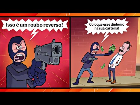 COMPILADO DE TIRINHAS DUBLADAS - O ROUBO REVERSO 😂