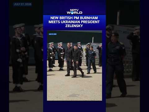 New UK PM Burnham Meets Zelensky In Portsmouth Amid Ukraine War