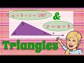 Exploring Interior and Exterior Angles of Triangles