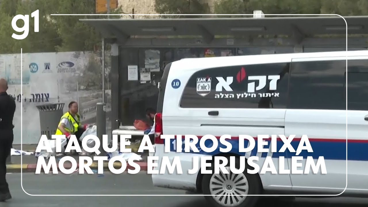 Ataque a tiros deixa mortos e feridos em Jerusalém