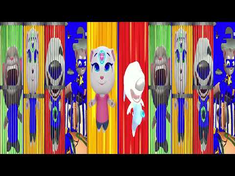 TALKING TOM HERO DASH -- ALL BLUE HERO CHARACTER LOCK & HERO ANGELA TOM BOSS FIGHT CLASSIC RUN