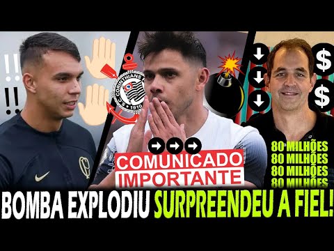 AFASTADO! ATACANTE é BARRADO! BOMBA ANUNCIADA! 80 MILHÕES SÃO COBRADOS no TIMÃO & ROMERO COMEMORA!