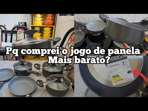 COMPREI O JOGO DE PANELA MAIS BARATO NA SHOPEE
