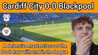 Blackpool draw with Cardiff City in a goalless draw|A point in the Welsh capital|great saves|vlog