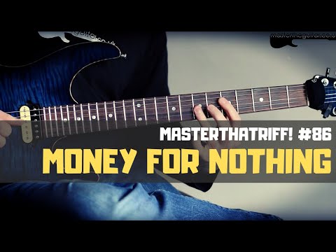 Money For Nothing by Dire Straits - Riff Guitar Lesson...