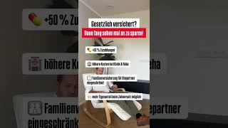Gesetzlich versichert? Dann fang schon mal an zu sparen!