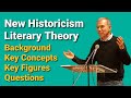 New Historicism Concepts and Critiques
