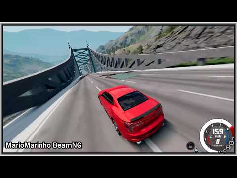 Full Throttle INSANE Long Downhill Mayhem! | BeamNG.drive | Epic Crashes & Speed Test #1