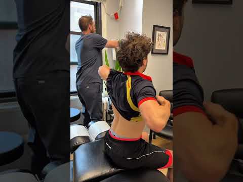 He came in with a KNOT in his back and his back cracks were so loud