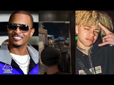 T.I goes OFF on club promoter (Footage)
