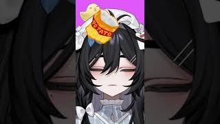 【挑戦中】Vtuberの頭の上で🐥❣️【#泡喰はわこ/#新人Vtuber /# shorts】