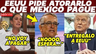 PIDEN SU CABEZA! SALINAS LE DEBE A EU. PIDEN QUE MEXICO PAGUE. CLAUDIA SALE URGENTE