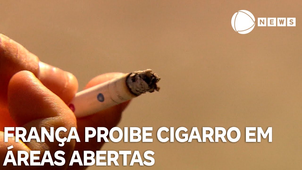Uso de cigarro em áreas abertas na França passa a ser proibido