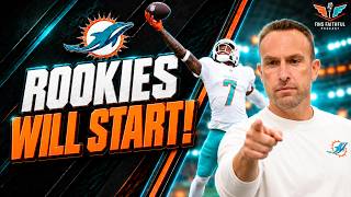 Jeff Hafley Confirms MAJOR Dolphins Decisions Before Week 1