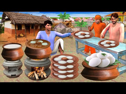 Matka Idli Village Style Cooking Healthy Pot Idli Hindi Kahani Hindi Moral Stories New Comedy Video