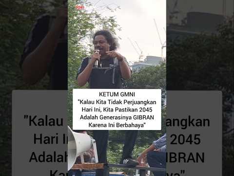 WARNING KETUM GMNI ▪️ 2045 GENERASINYA GIBRAN - INI BERBAHAYA...!!!