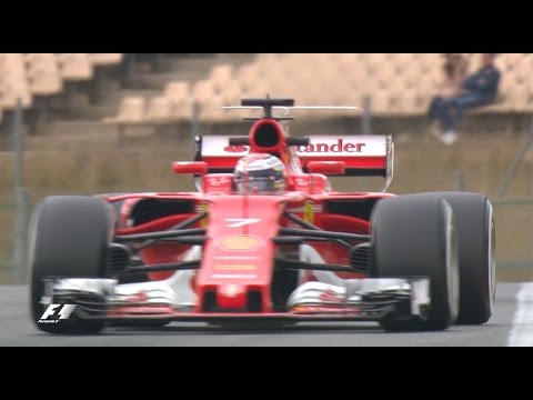 Raikkonen and Ferrari Go Quickest | F1 Testing 2017, Day Two
