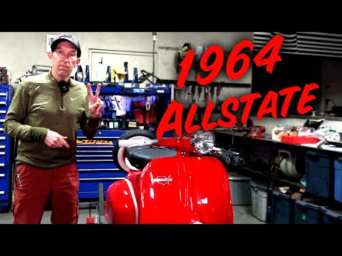 1960's Vespa Sears Allstate Scooter Restoration