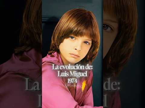 EVOLUCIÓN DE LUIS MIGUEL 🇵🇷 #luismiguel #evolución #puertorico #estadosunidos #musica #history
