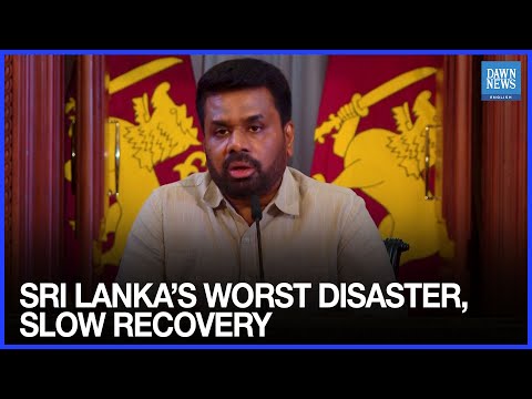 YouTube video thumbnail: Sri Lankan President Calls Cyclone Ditwah 'Largest Disaster', Death Toll Rises as Rescue Continues