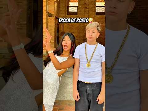 TROCA DE ROSTO🤪 #shorts