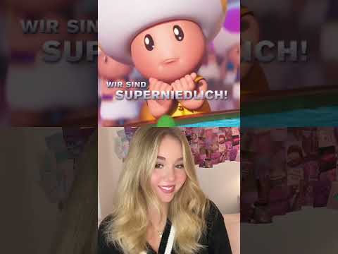 Ich darf Prinzessin Peach in dem Film “Super Mario Bros.” Sprechen & freue mich riesig😍