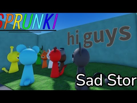 SPRUNKI TRISTE HISTORIA.#robloxgames #roblox