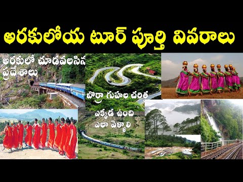 అరకులోయ/Vizag to Araku valley train journey/araku visiting places/how to reach araku/borra caves