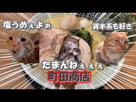 【猫ミーム】町田商店で塩ラーメン食ったら見事にハマった話【町田商店】