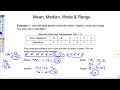 Exploring Mean, Median, Mode, and Range