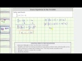 Solving Linear Equations and Verification