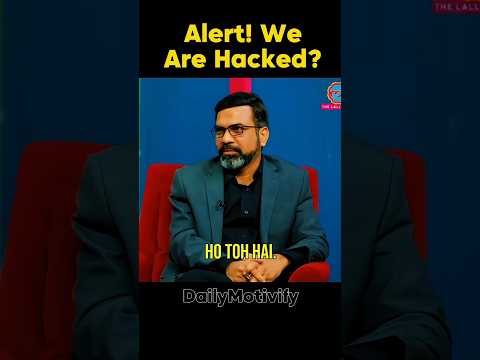 Alert! We Are Hacked? 🤯 cyber investigator Amit Dubey podcast #shorts #podcast #hacker #viral