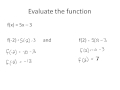 Function Notation and Outputs