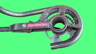 Ide cerdas  || cara membuat  bending pipa besi 1 inch manual dari gear dan shock bekas motor