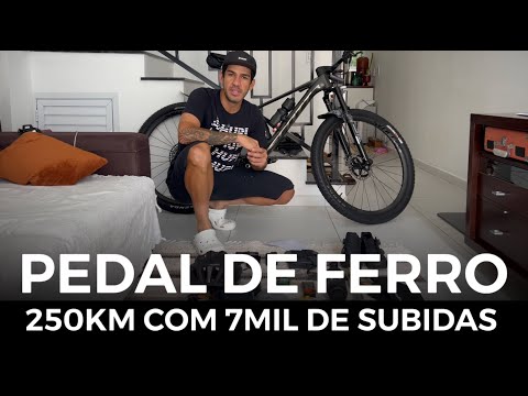 ARRUMANDO AS COISAS PARA O GRANDE DESAFIO - 250KM COM 7MIL DE SUBIDAS NO PEDAL DE FERRO