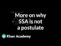 Understanding SSA in Triangles