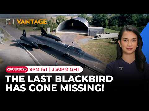 America's Top-Secret SR-71 Blackbird Spy Plane Is Missing; Did NASA Steal It? | Vantage on Firstpost