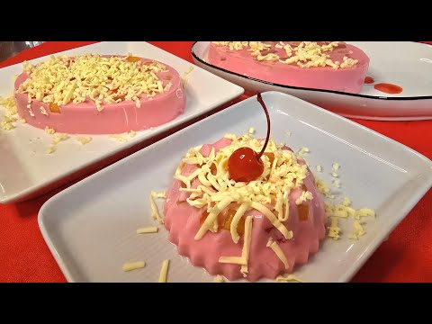 Simple ingredients dessert recipe | Fruit Cocktail Jelly Dessert |