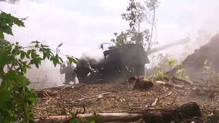 Combat operation of WMD's 152 mm MSTA-B howitzers