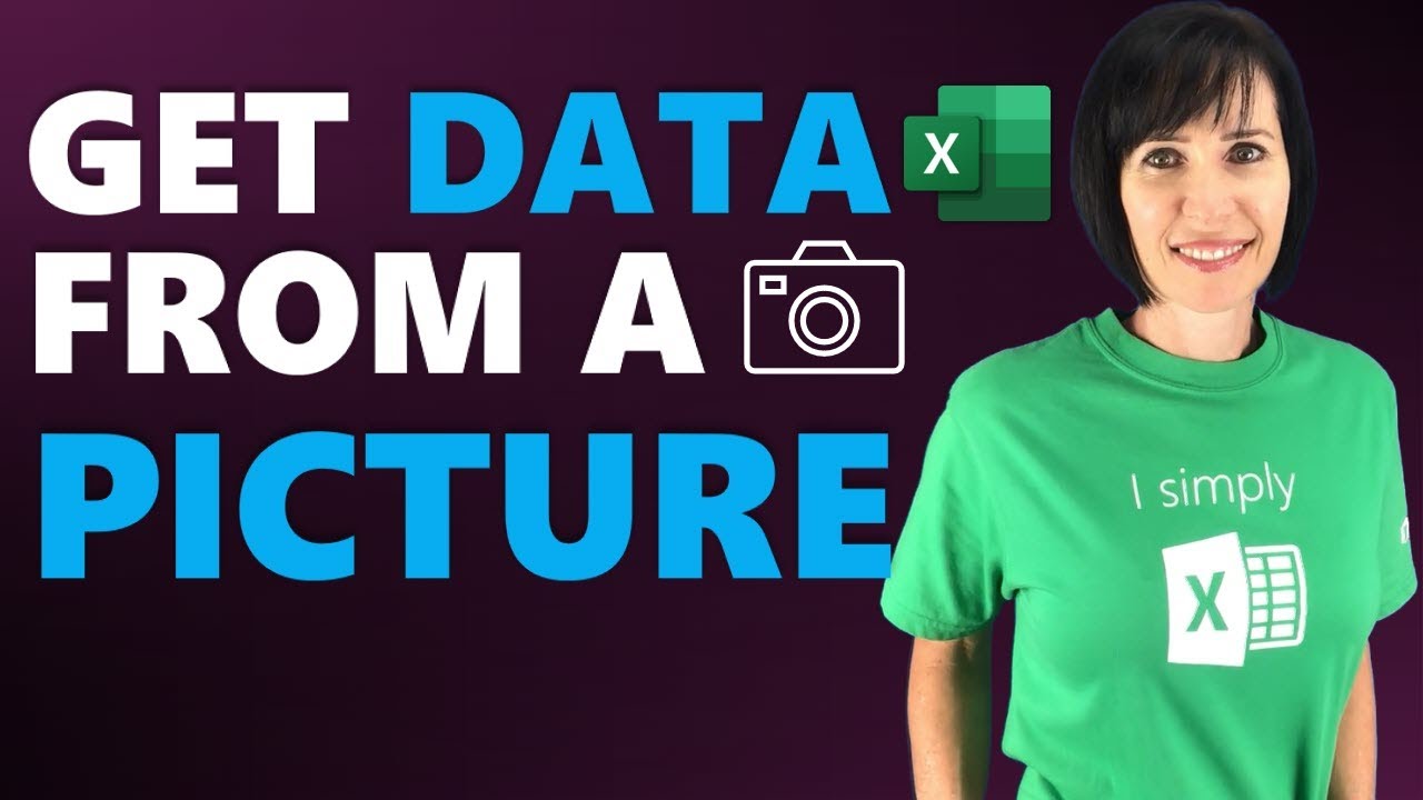 NEW – Excel Import Data from a Picture
