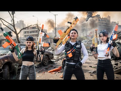 LTT Nerf War : SEAL X Heroes Nerf Guns Final Rescue Mission Against The Dark Boss!