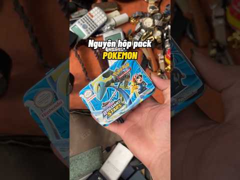 Mở pack pokemon tại chợ đồ cũ phần 1 #namdireview