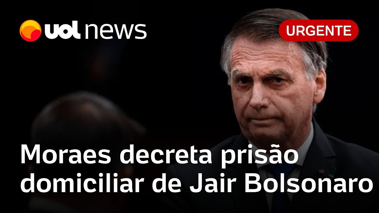 Moraes decreta prisão domiciliar de Bolsonaro por descumprimento das medidas cautelares