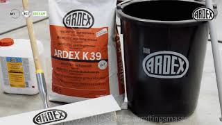 ARDEX K 39, MICROTEC avrettingsmasse