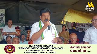 നിലമ്പൂരിലെ സമര പന്തല്‍ വണ്ടൂര്‍ എം.എല്‍ എ എ.പി.അനില്‍കുമാര്‍ സന്ദര്‍ശിച്ചു.