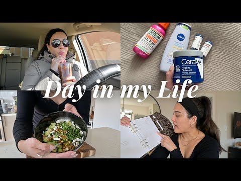 errands day, drugstore haul, viral salad recipe, new planner, & more! DAY IN MY LIFE VLOG