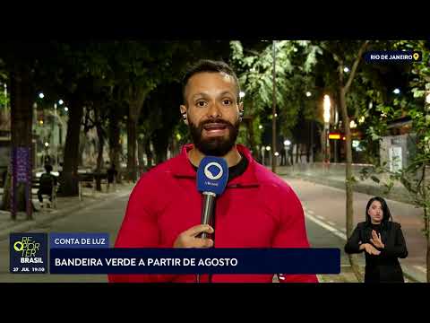 Conta de luz terá bandeira verde em agosto