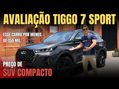 Avaliação Tiggo 7 Sport. O Melhor SUV Até 150 MIL? O Prazo de Entrega Melhorou? Confira em Detalhes!